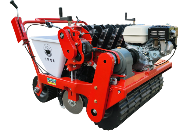                 신화정공 자주식 마늘파종기