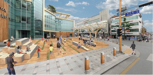 목재친화도시 상상도.