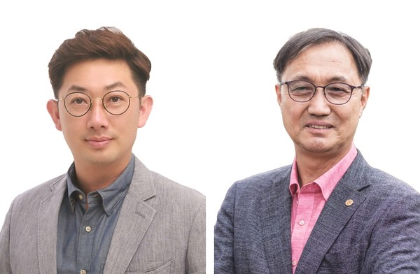 조재성 육우자조금관리위원장(왼쪽), 정용범 육우자조금 대의원회 의장 (오른쪽).