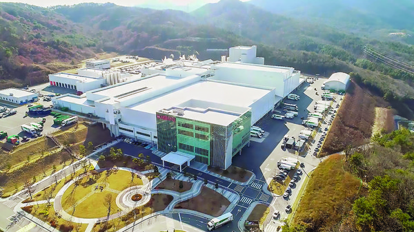 서울우유의 양주 신공장 전경.