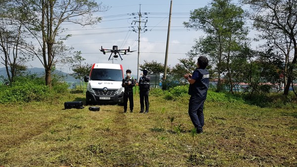 드론 활용 산불감시, 임산물 불법채취 단속