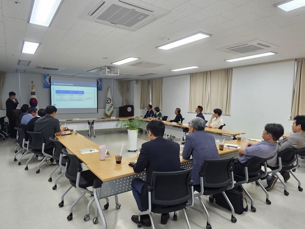 축평원 경기지원에서 열린 간담회.