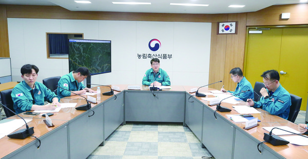 지난 15일 ASF 중수본 회의 모습.