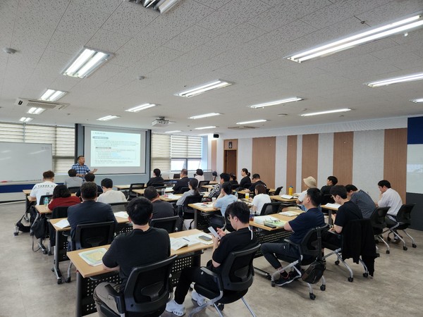 HACCP 교육 모습.