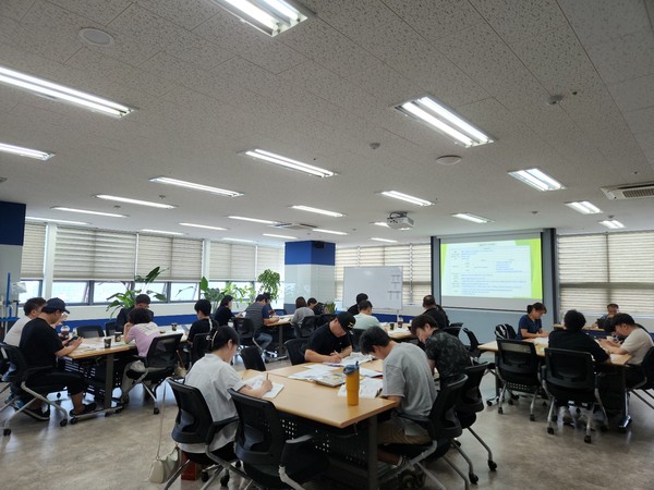 HACCP 교육 모습.