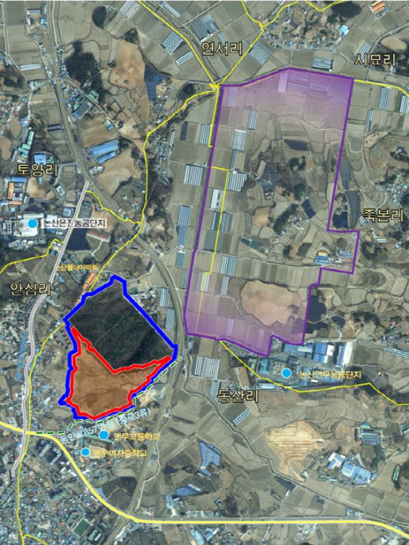 국방국가산업단지 위치도