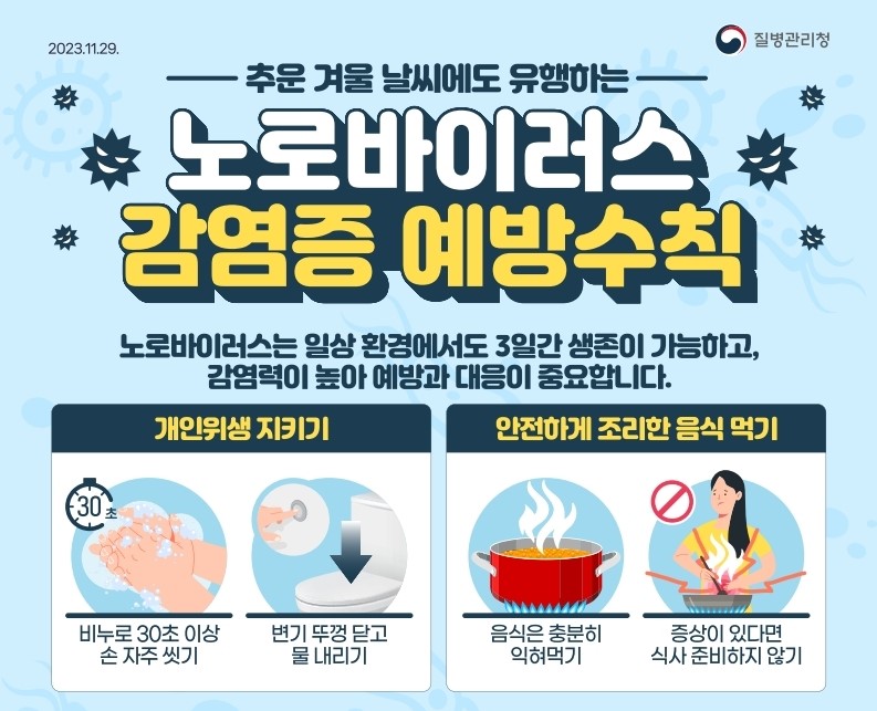 노로바이러스 예방수칙