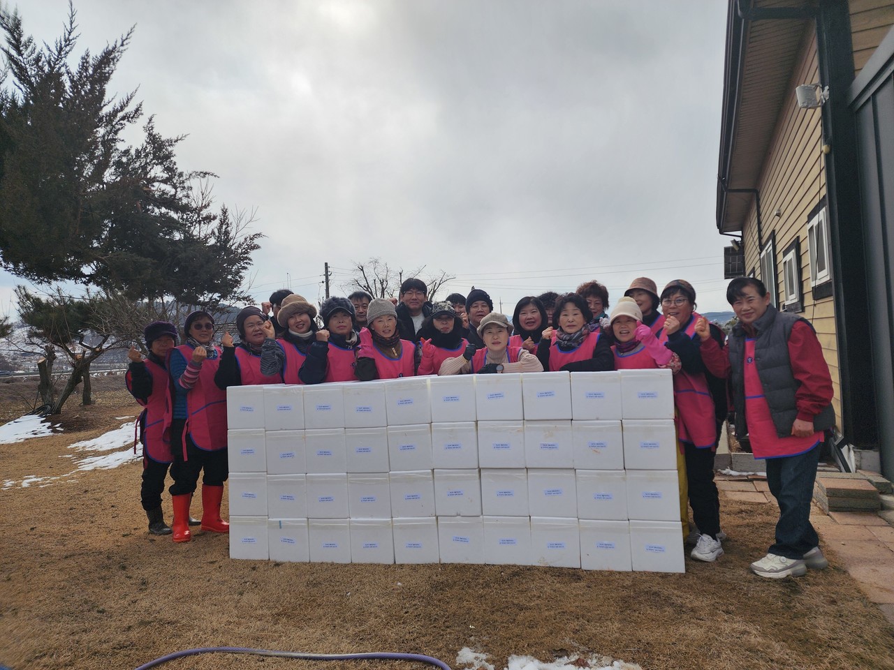 장군면생활개선회 김치나눔