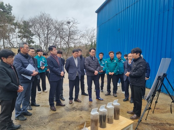 김종구 농식품부 식량정책실장 현장 방문 모습.