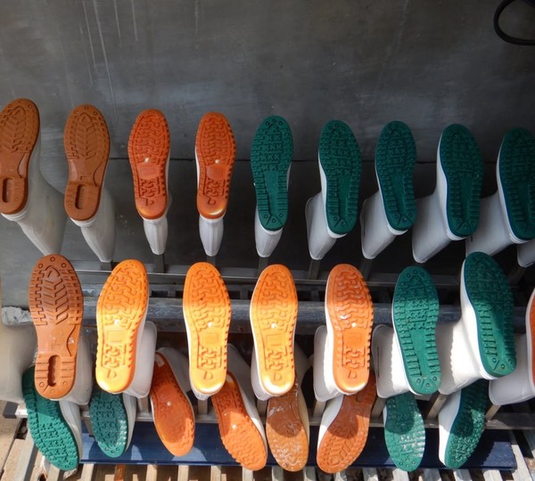 연중 자율방역캠페인 '장화체인지 방역챌린지'에 동참한 농가들 사진.