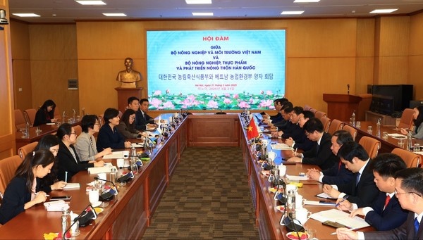 양자 회담 모습.