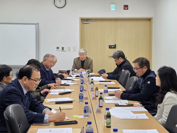 올해 첫 축산물유통단체협의회 대표자 회의가 지난 20일 한국육류유통수출협회에서 열렸다.