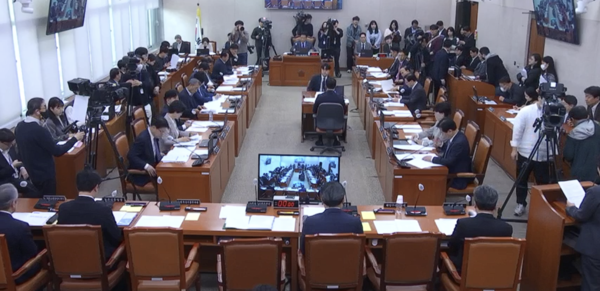 지난 10일 열린 국회 농해수위 전체회의 전경.