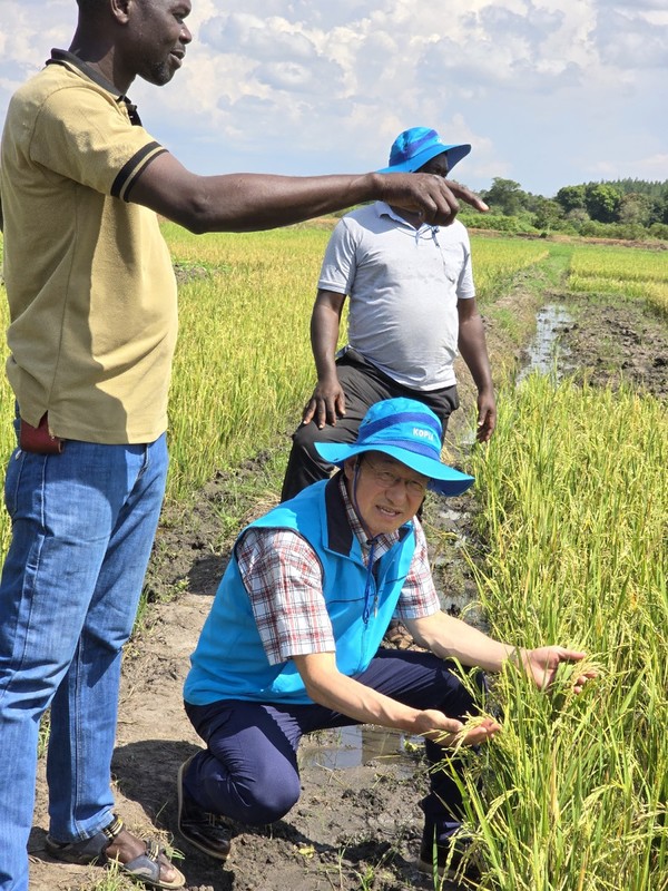 조일호 KOPIA 우간다센터 소장 (가운데)