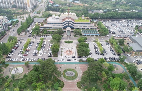 아산시청 전경