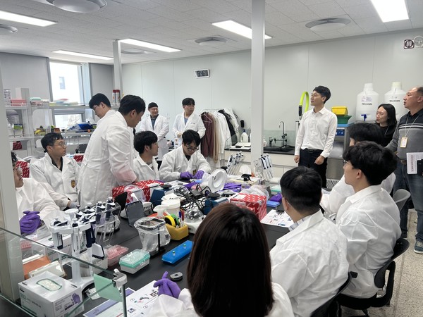 구제역 정밀진단 실습교육 모습.