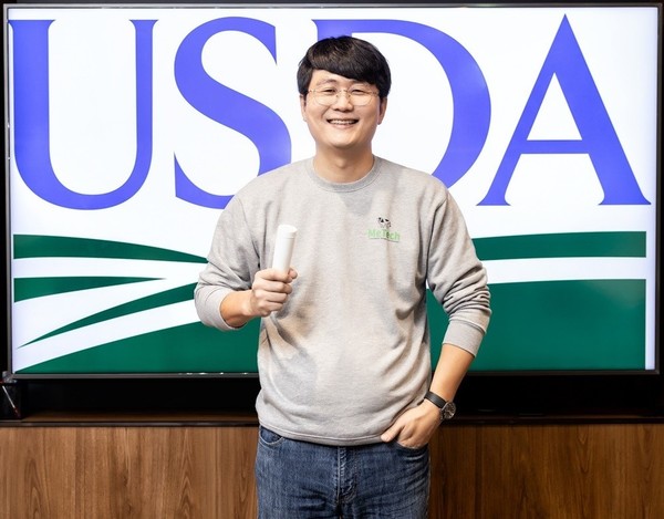 미국 USDA와 협업중인 박찬목 메텍홀딩스 대표.