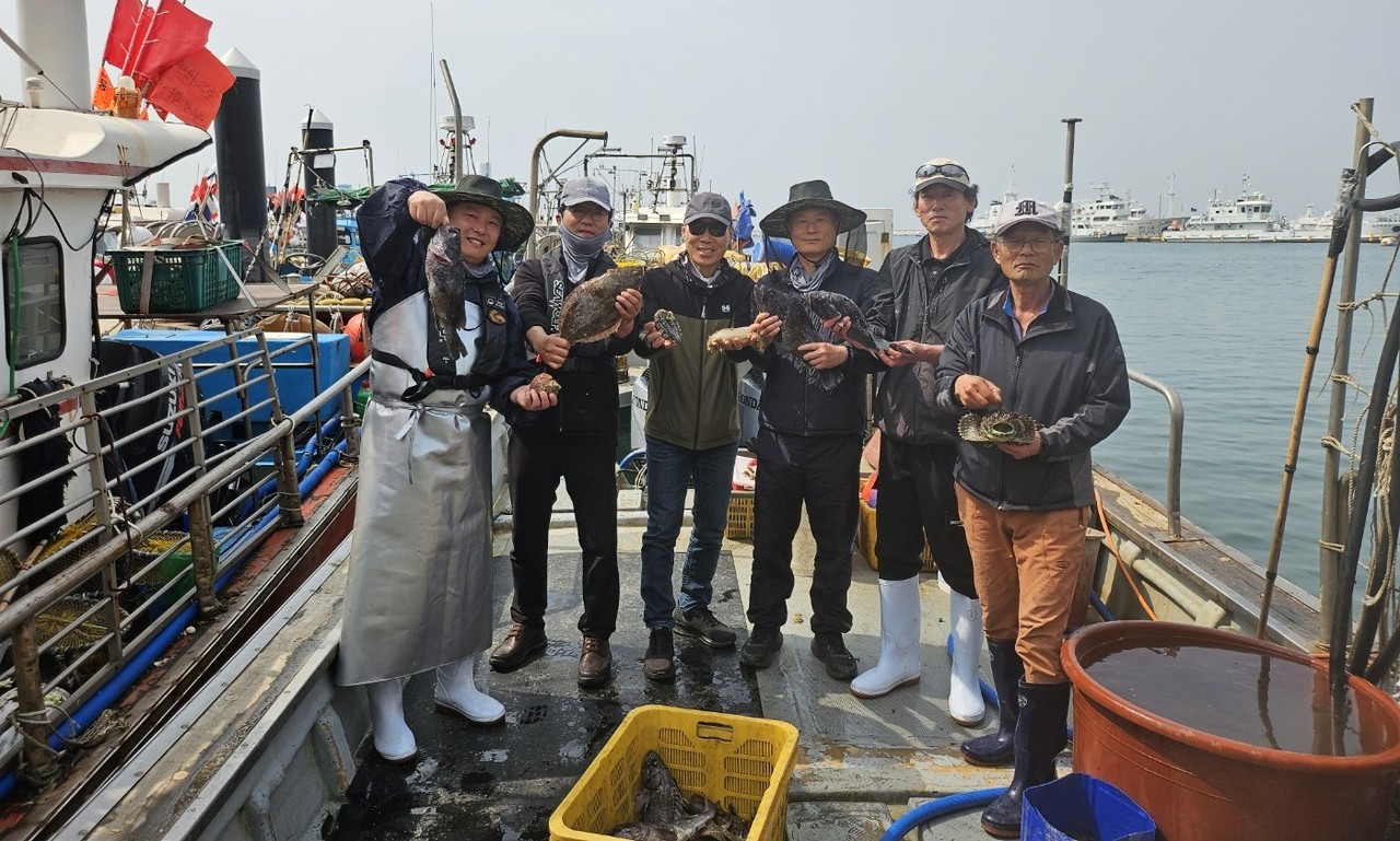 충남 귀어학교 어선반 현장실습 모습