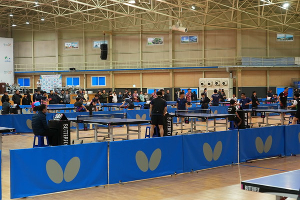 지난해 탁구 대회 모습