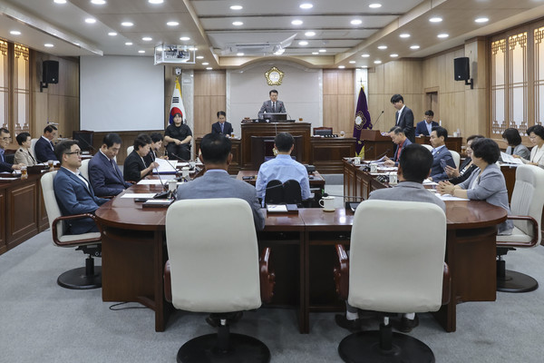 제315회 임시회 개회 모습.