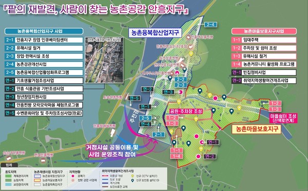 강원 횡성군 사업계획도