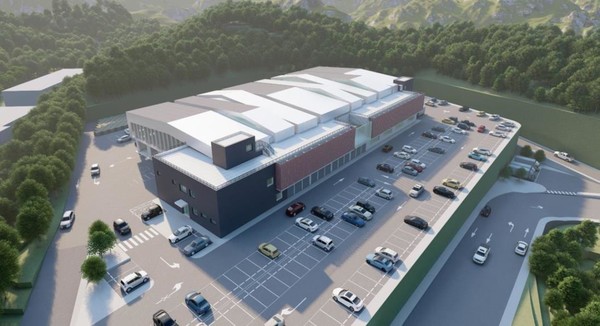 안동도매시장 시설현대화사업 신축동 조감도