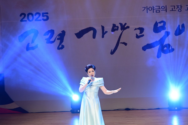 트로트계의 디바 김용임의 우아한 무대 모습