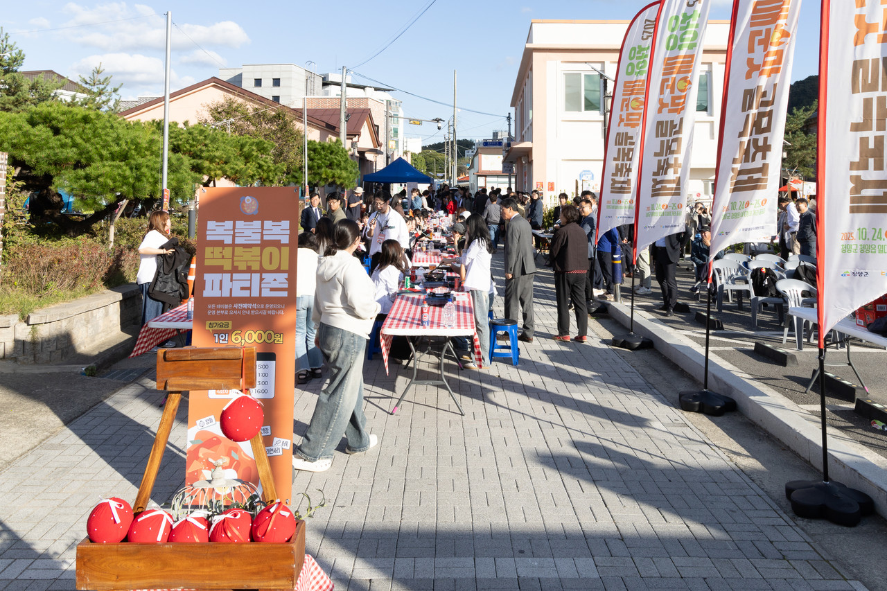 2025 청양 매운맛 골목축제 현장
