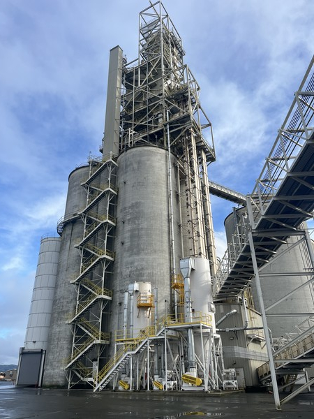 미국 내 곡물 저장 시설. (사진제공=한국사료협회)