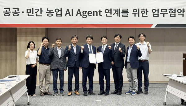대동에이아이랩과 농촌진흥청은 지난달 26일 공공·민간 인공지능 에이전드 연계를 위한 업무협약을 체결했다.