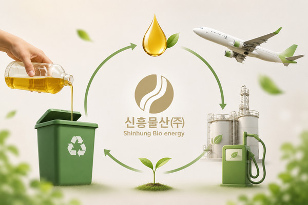 자원재활용기업 신흥물산이 안성시와 손잡고 생활 속에서 버려지는 폐식용유를 고부가가치 에너지 자원으로 전환하는 바이오에너지 생태계 확대에 나섰다. [신흥물산 제공]